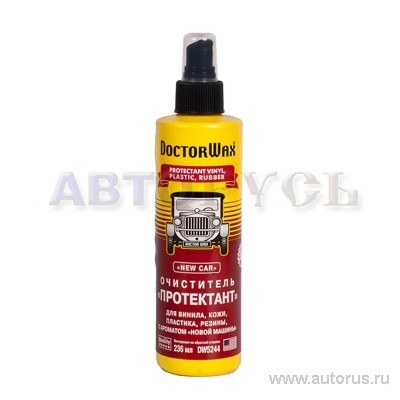 Очиститель пластика винила DW Протектант нов.авто 236 мл Doctor Wax DW5244
