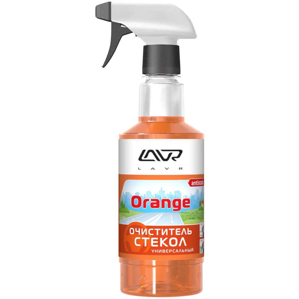 Очиститель стекла Orange 500 мл LAVR Ln1610