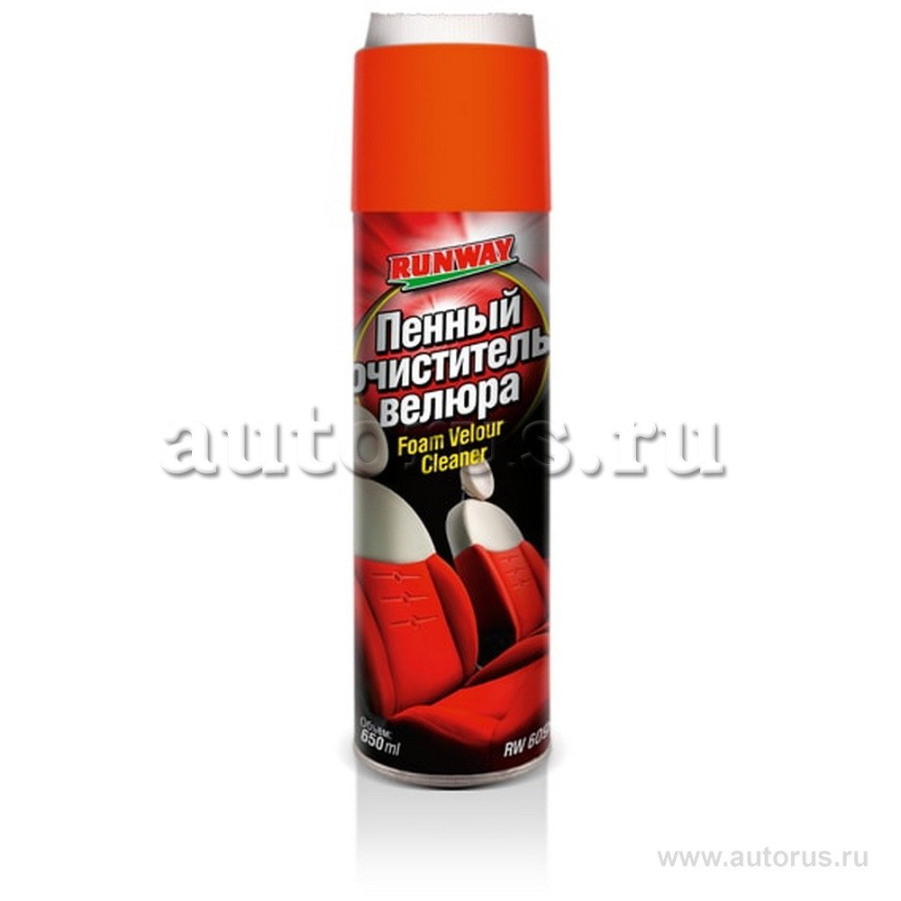Пенный очиститель велюра 650 мл аэрозоль RUNWAY RW6091