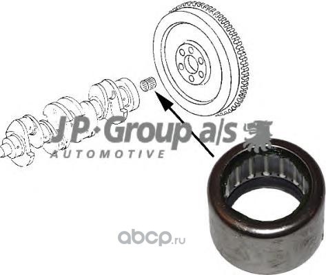 Подшипник игольчатый первичного вала для VAG+Skoda 91-> /15,4x21x15mm JP GROUP 1110450300
