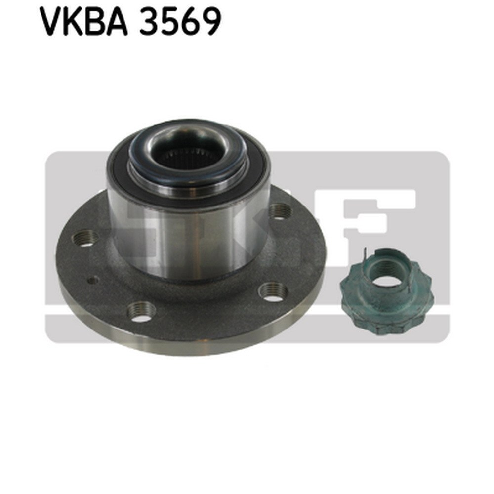 Ступица передняя в сборе L=R SKODA Rapid 12->/VW Polo Sedan 10-> SKF VKBA 3569