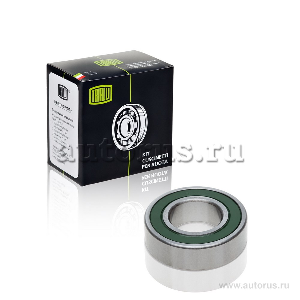 Подшипник полуоси для а/м Лада 2121 (шарик. одноряд.) (62208) (СТ 208) TRIALLI CT 208