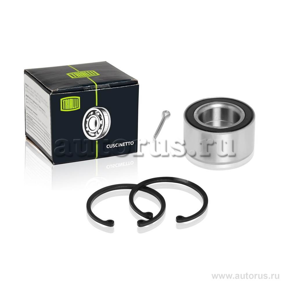 Подшипник ступицы для а/м Daewoo Nexia (95-) DOHC R14 перед. (кмпл: подш./кольцо/шплинт) TRIALLI CS 0577