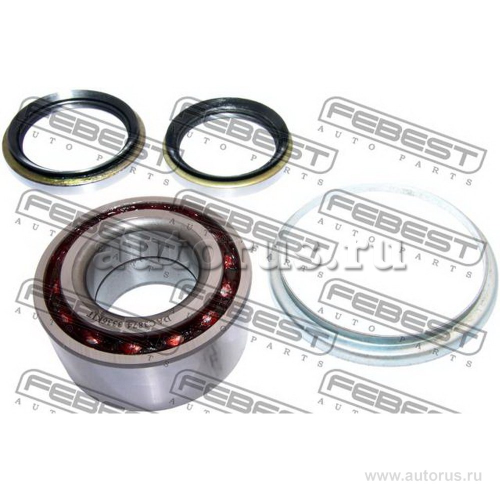 Подшипник ступичный передний ремкомплект 38x74x33x36 TOYOTA Camry 01-06/LEXUS RX300 I FEBEST DAC387433-36KIT