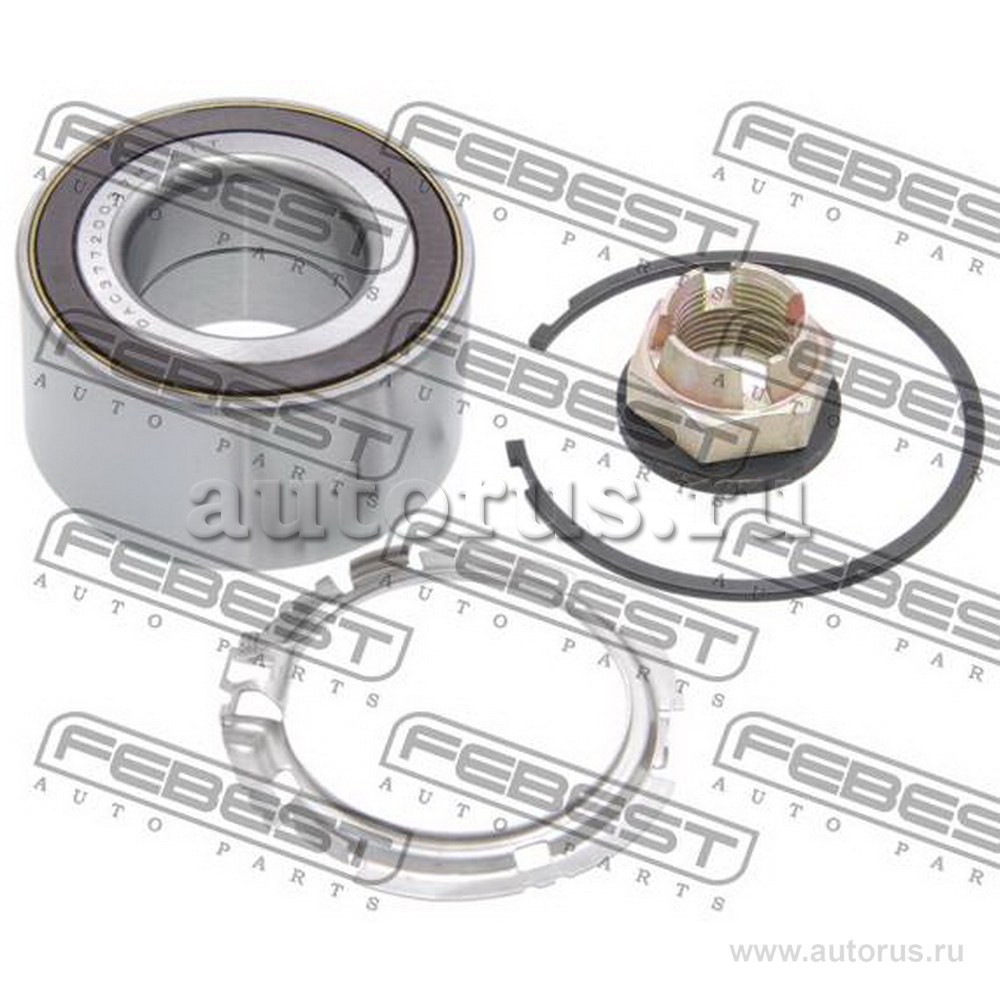 Подшипник ступичный передний ремкомплект 37x72x37 RENAULT Logan/Sandero /LADA Largus c ABS FEBEST DAC37720037M-KIT