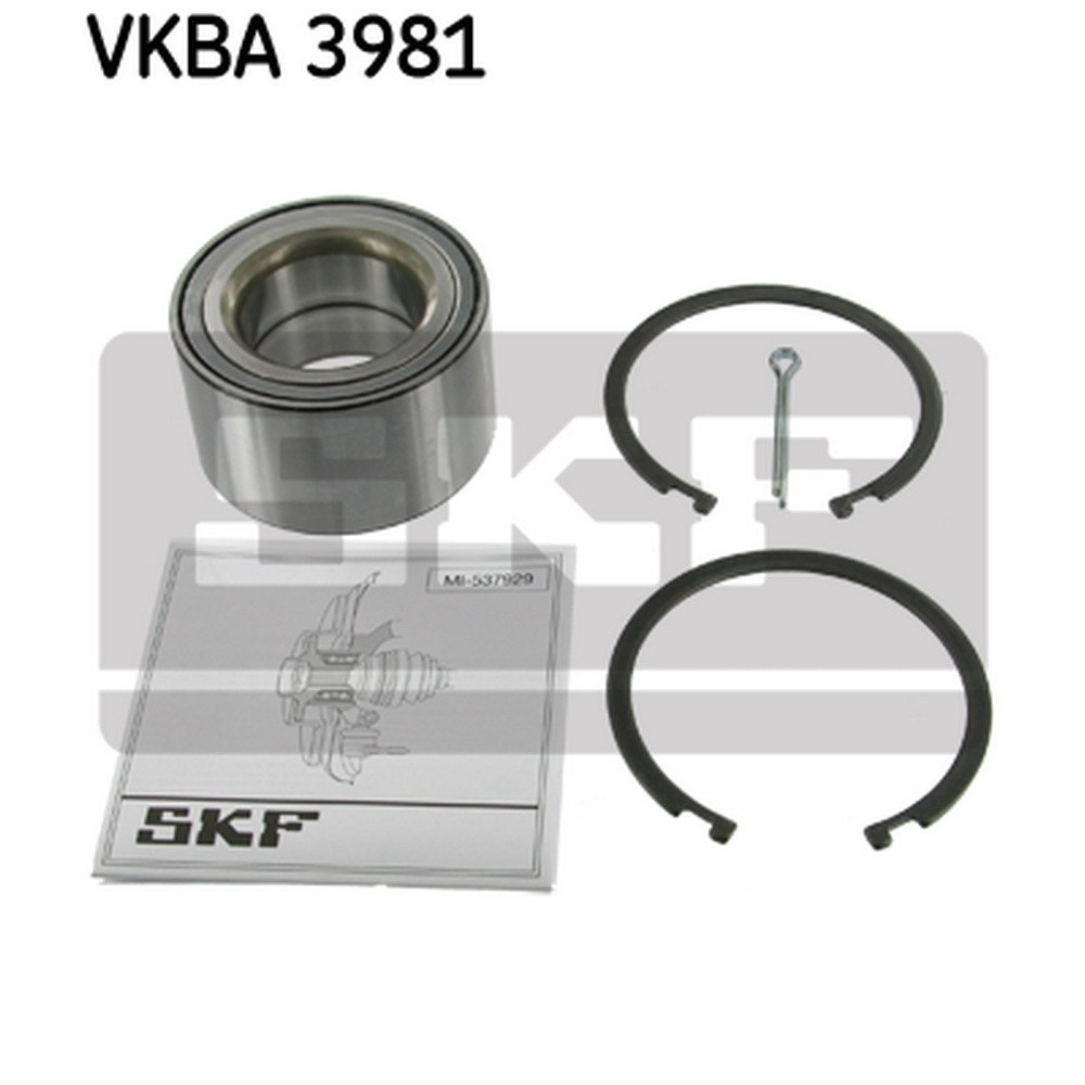 Подшипник ступицы передний для NISSAN Primera (P12)/X-Trail (T30) 00-06 SKF VKBA 3981