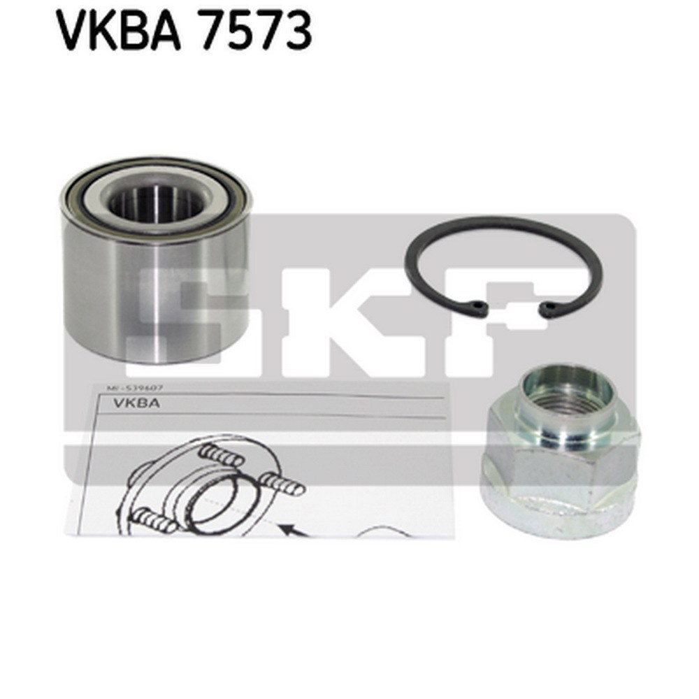 Подшипник ступицы задний SKF VKBA 7573