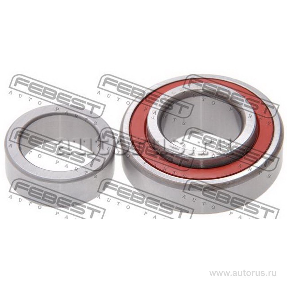 Подшипник задней полуоси комплект 30x62x16x24 TOYOTA 1000 KP3# 1969.04-1988.08 FEBEST AS-30621624-KIT