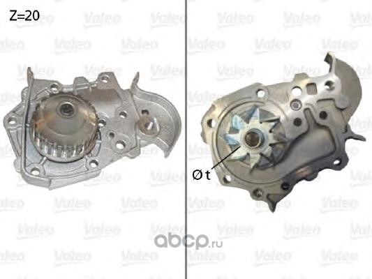 Помпа, водяной насос RENAULT Logan/Sandero 1.4/1.6L 04->/LADA Largus 8V VALEO 506573