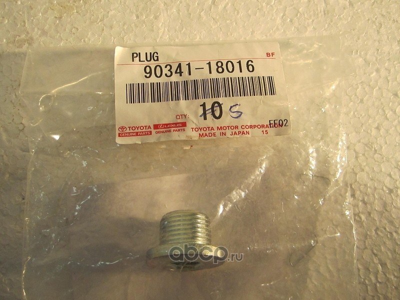 Пробка поддона АКПП TOYOTA 90341-18016