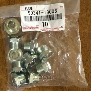 Пробка сливная/заливная МКПП TOYOTA 90341-18006