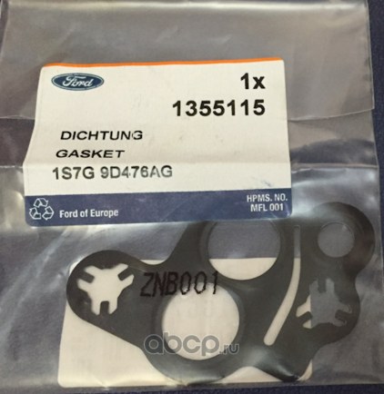 Прокладка клапана EGR FORD Duratec HE 1.8 04 1355115