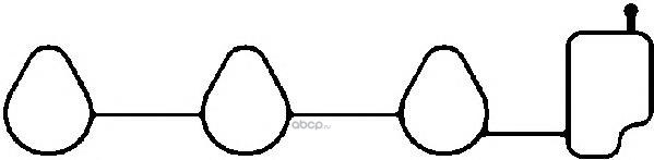 Прокладка впускного коллектора AJUSA 13140500