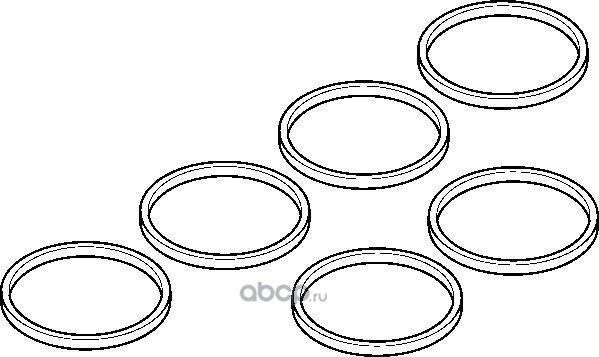 Прокладка впускного коллектора (компл) BMW E81/E87/E90/E60/E65 mot.N52/N55 ELRING 537.890