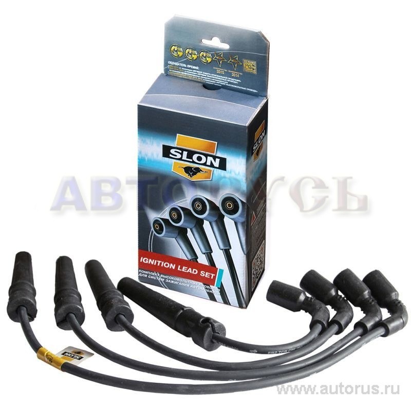 Провод высоковольтный (комплект) DAEWOO Nexia/CHEVROLET Aveo/Lacetti mot.16V SLON SLN.004