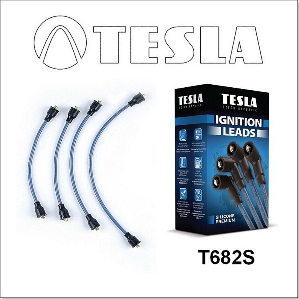 Провода в/в для а/м   силиконовые TESLA T682S TESLA T682S