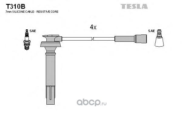 Провода высоковольтные компл. Subaru TESLA T310B