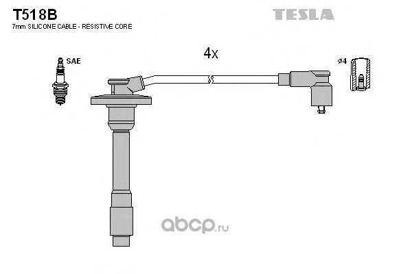 Провода высоковольтные компл. Toyota TESLA T518B