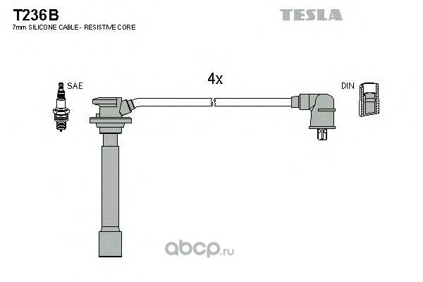 Провода высоковольтные KIA SPECTRA TESLA T236B