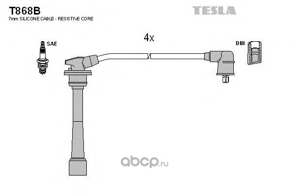 Провода высоковольтные KIA Sportage/HYUNDAI Tucson/Elantra/Tiburon TESLA T868B