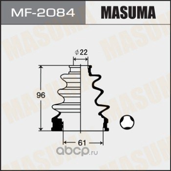 Пыльник ШРУСа TOYOTA ALLEX MASUMA MF-2084
