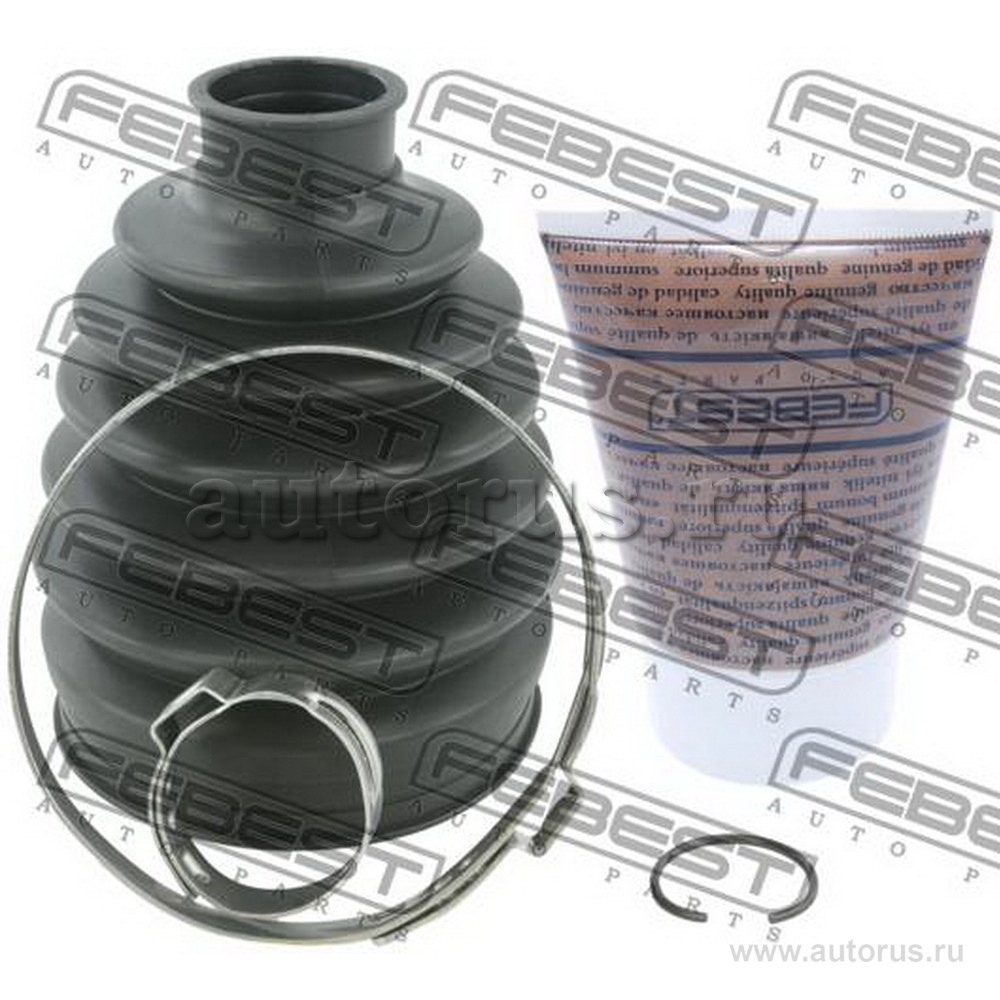 Пыльник ШРУС наружный комплект PVC 74x107x24.3 CHEVROLET AVEO/SONIC 2012- [EU] FEBEST 1017P-T300