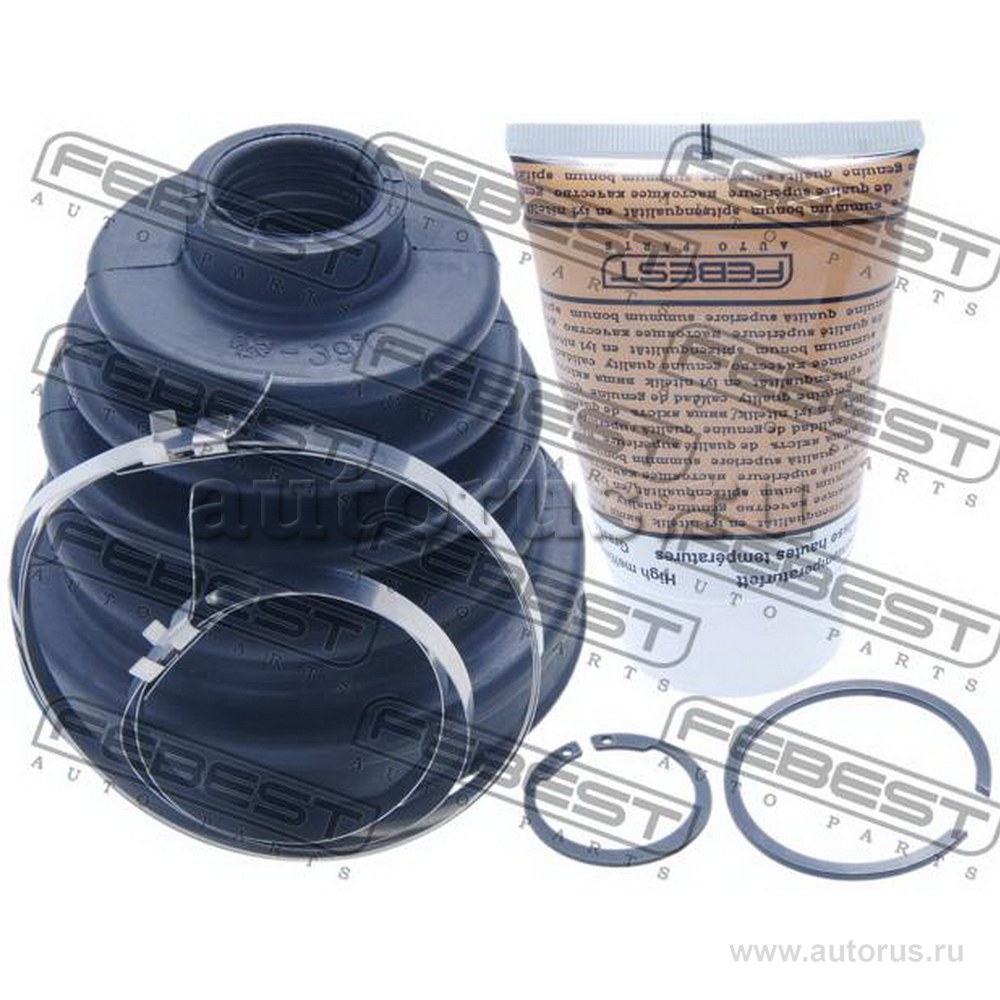 Пыльник ШРУС внутренний комплект 80x93x25 TOYOTA Avensis II/Corolla E12 /80X93X25 FEBEST 0115-AZT251TRH
