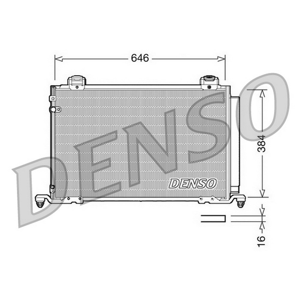Радиатор кондиционера DENSO DCN50026