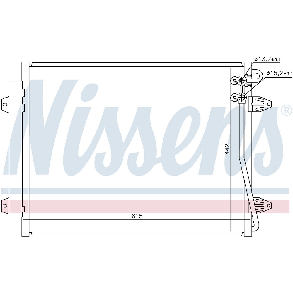 Радиатор кондиционера NISSENS 94832