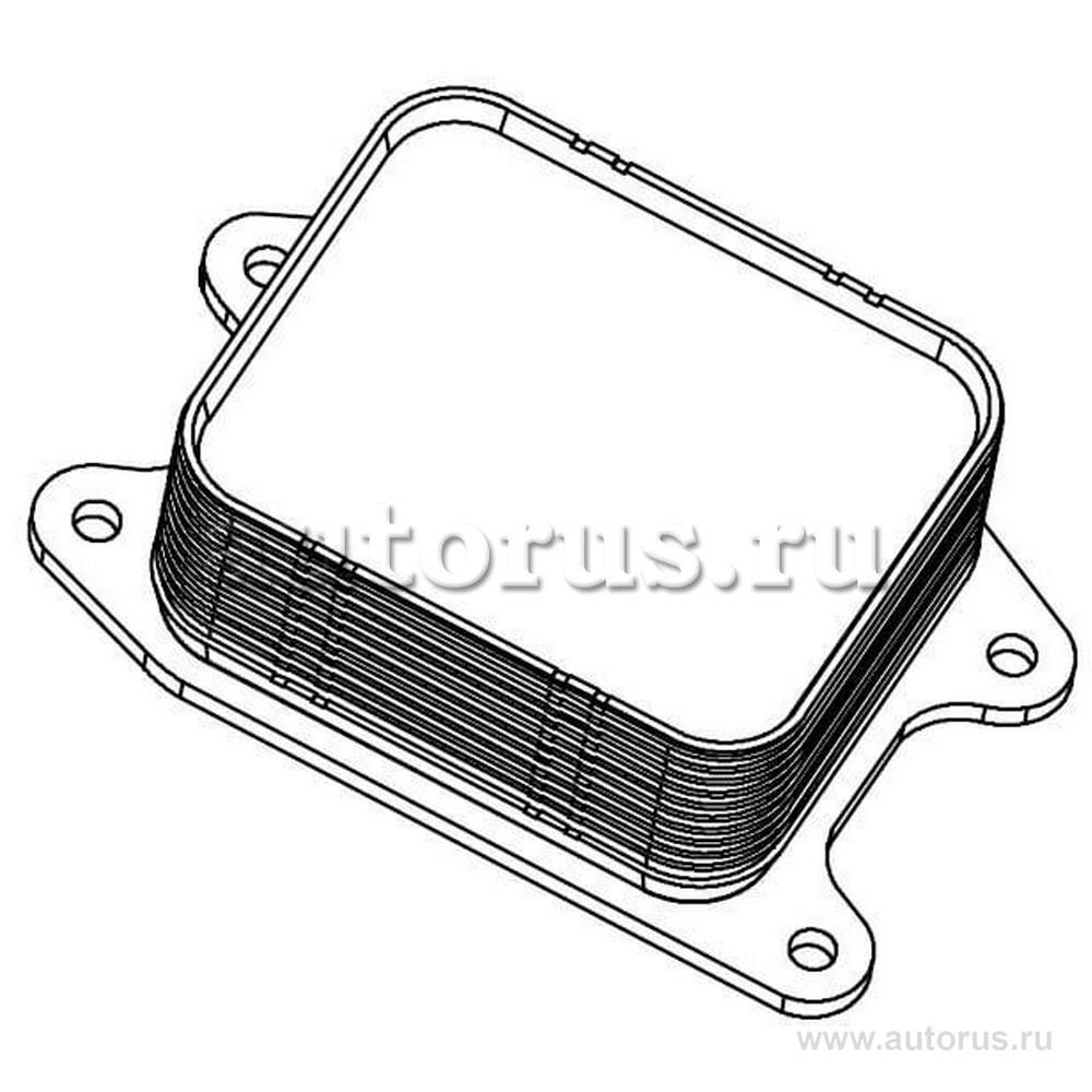 Радиатор масл. для а/м VW Golf (13-)/Skoda Octavia (13-) 1.2TSi/1.4TSi/1.6i LUZAR LOc 1807