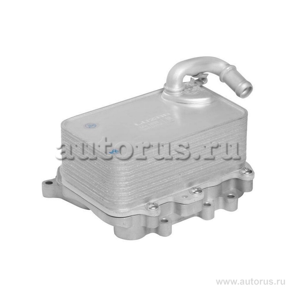 Радиатор масл. в сборе с фланцем для а/м VW Touareg II (10-)/Audi A6 (11-) 3.0D (LOс 1839) LUZAR LOc 1839