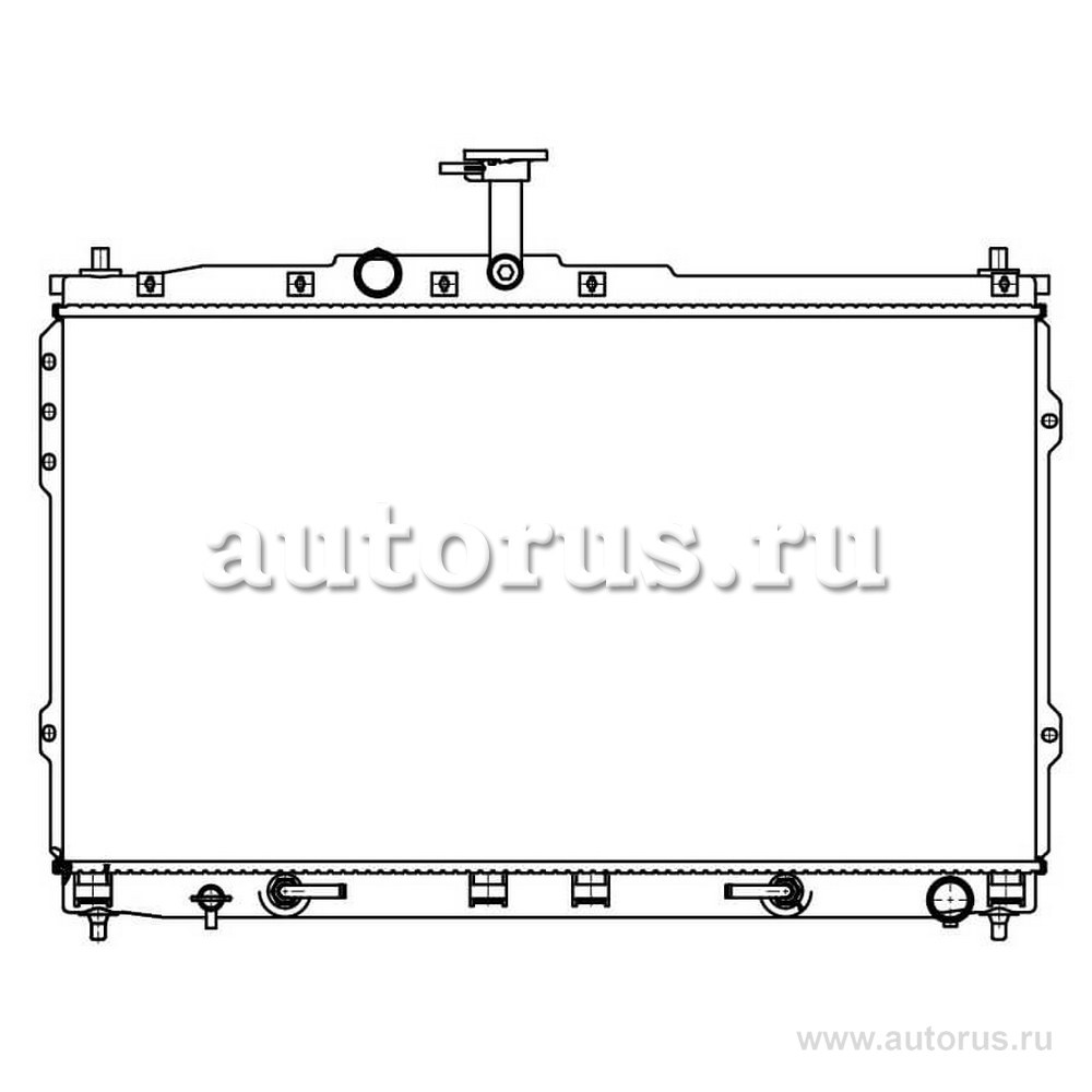 Радиатор охл. для а/м Hyundai H-1/Starex (07-) 2.5TD/2.4i LUZAR LRc 081H5