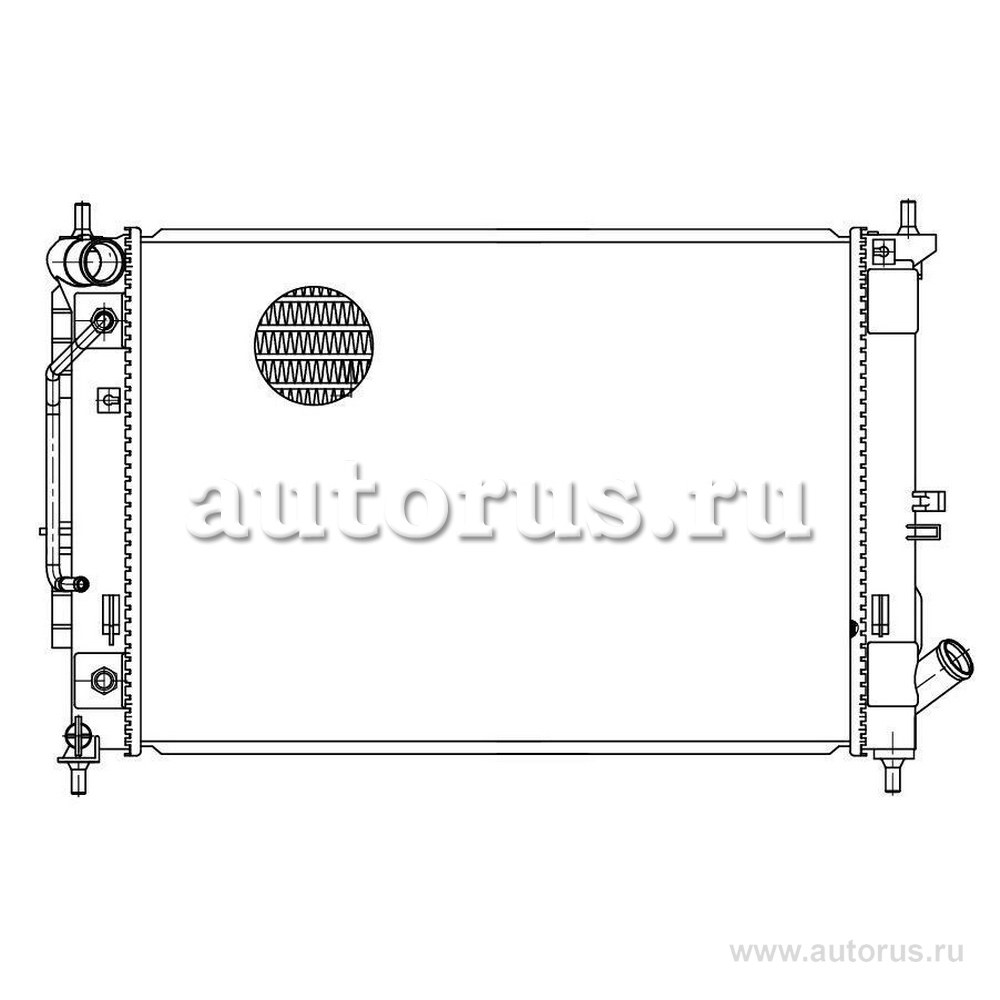 Радиатор охл. для а/м Hyundai Elantra (11-)/Kia Cerato (16-) 1.6i/2.0i AT LUZAR LRc 081X6
