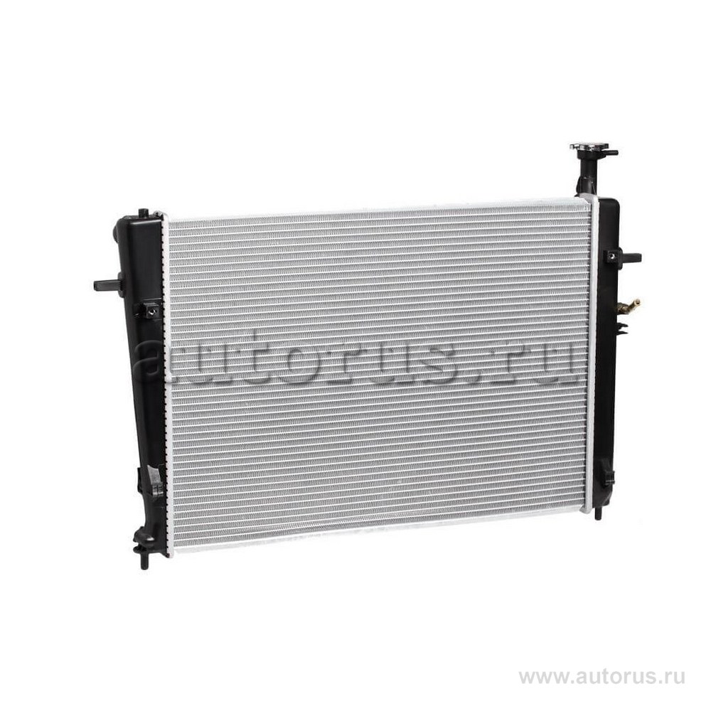 Радиатор охл. для а/м Hyundai Tucson (04-)/Kia Sportage (04-) 2.0i/2.7i AT (тип Halla) LUZAR LRc 0885
