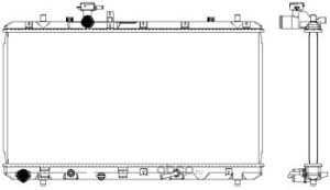 Радиатор основной SAKURA 34318505