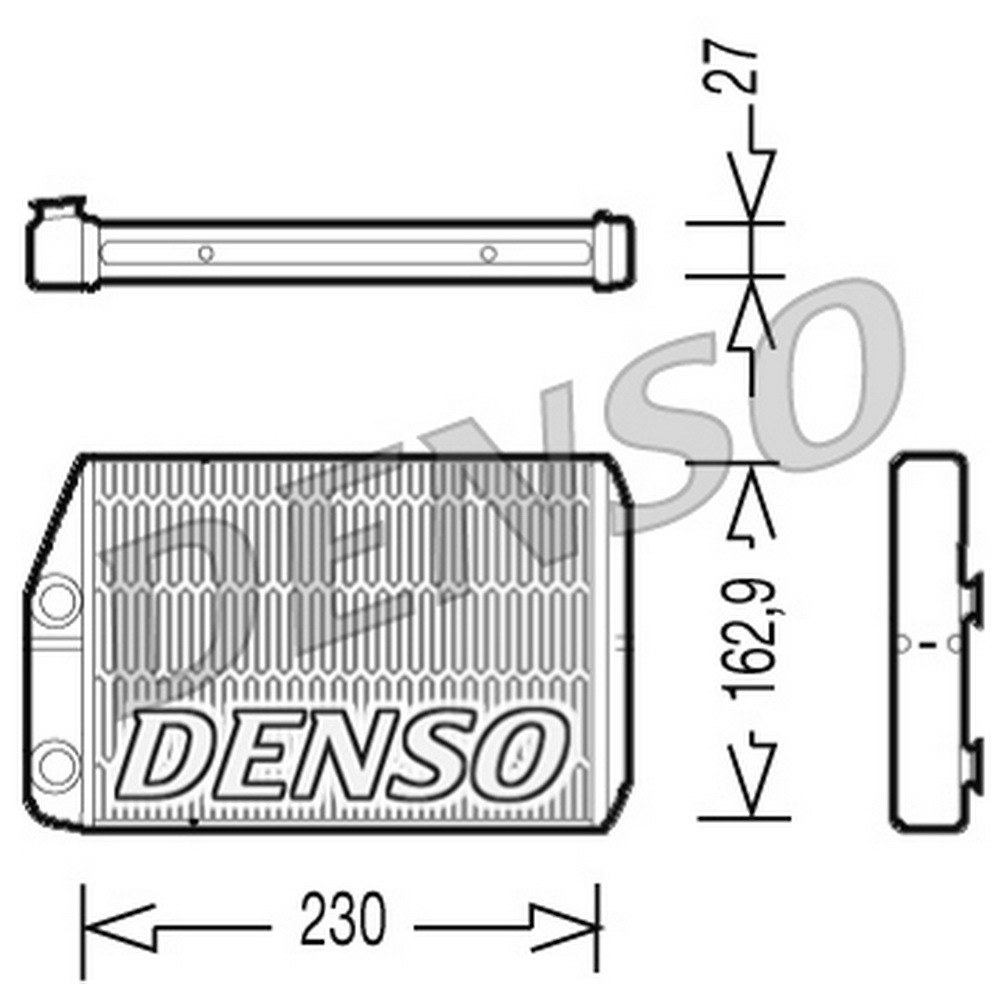 Радиатор отопителя DENSO DRR09034