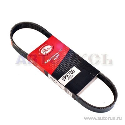 Ремень поликлиновый ВАЗ 08-09 GATES инжект. 6PK700 GATES 6PK700