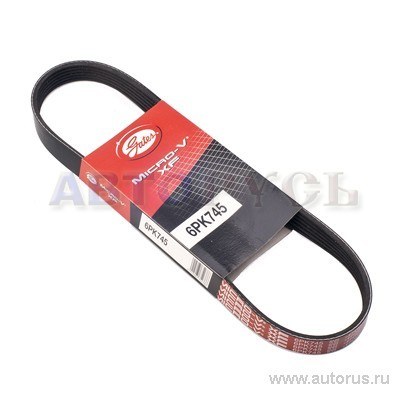 Ремень поликлиновый ВАЗ 2110 инжектор GATES 6PK745 GATES 6PK745