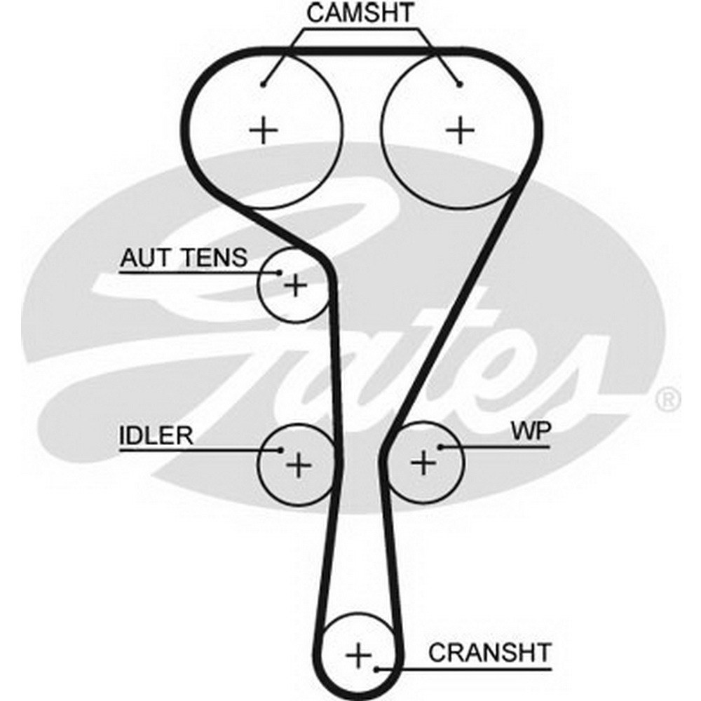 Ремень ГРМ RENAULT Megane/Laguna/Trafic 1.8/2.0L+1.9DCI 01-> GATES 5550XS