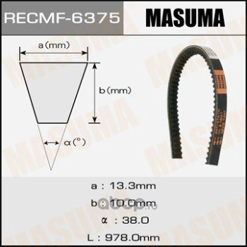 Ремень клиновый 13x978 мм MASUMA 6375