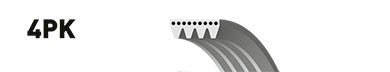 Ремень поликлиновый Honda/Renault/Toyota/Rover GATES 4PK1070