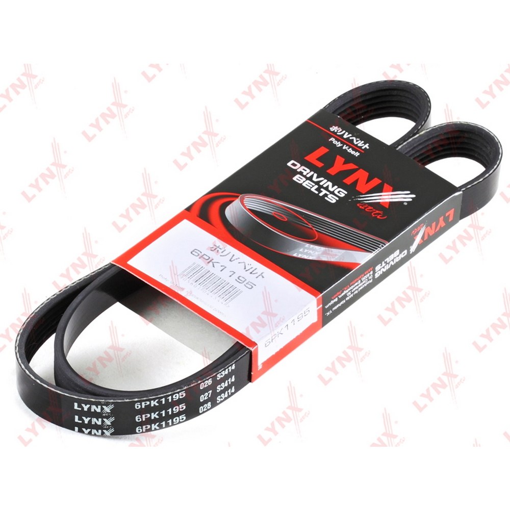 Ремень поликлиновый LYNXauto 6PK1195
