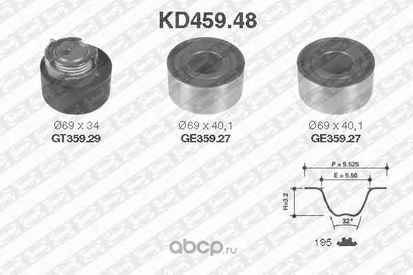 Ремкомплект ГРМ LAND ROVER SNR NTN-SNR KD45948