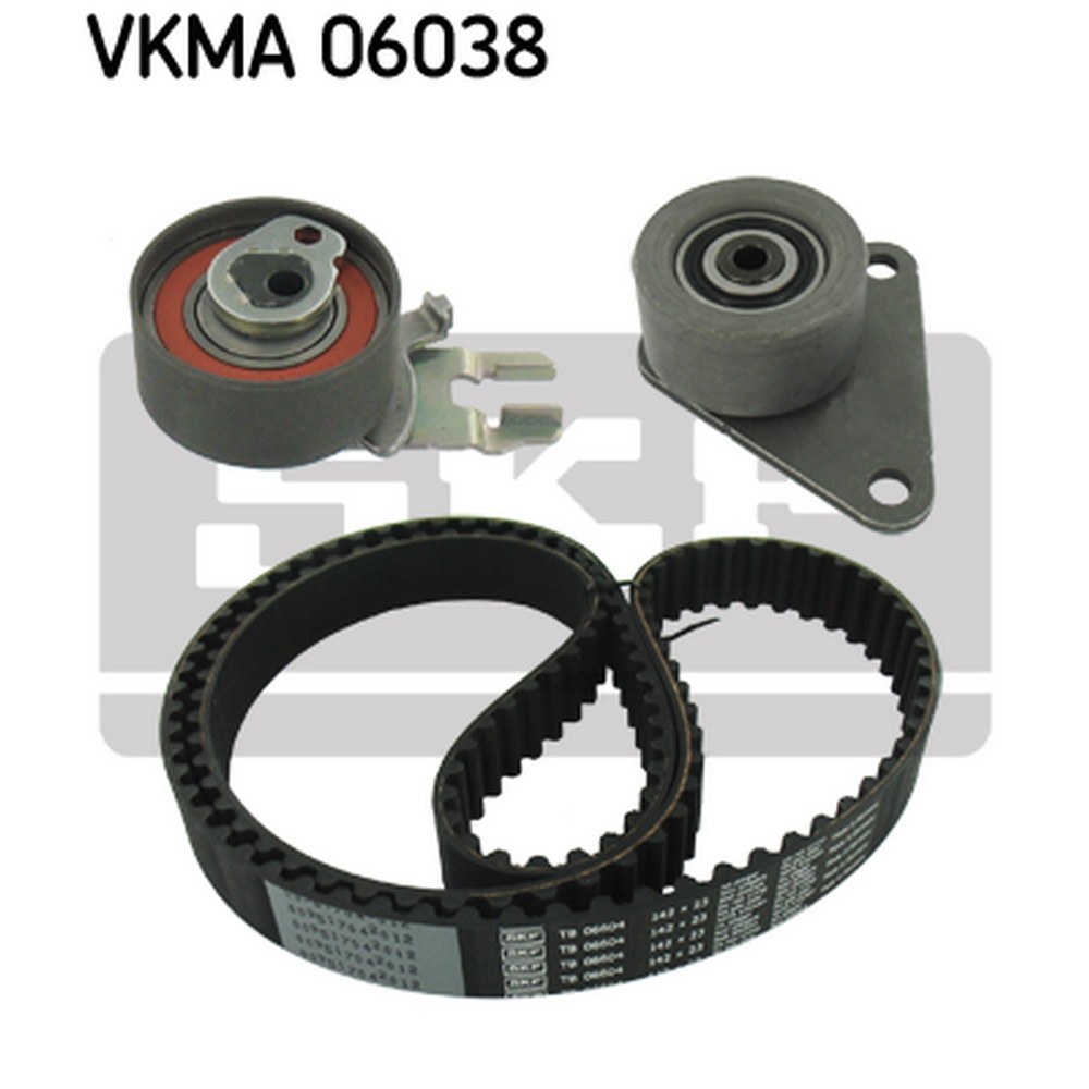 Ремкомплект ГРМ (Ремень+2Ролика) SKF VKMA06038