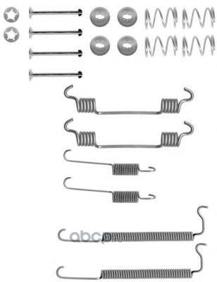 Ремкомплект барабанных колодок CHEVROLET / DAEWOO / OPEL TEXTAR 97033700