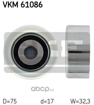 Ролик натяжителя приводного ремня SKF VKM 61086