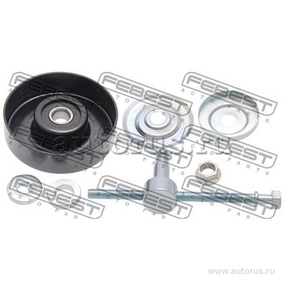 Ролик натяжной ремня кондиционера комплект NISSAN FUGA Y50 2004.10-2009.11 FEBEST 0287-V36