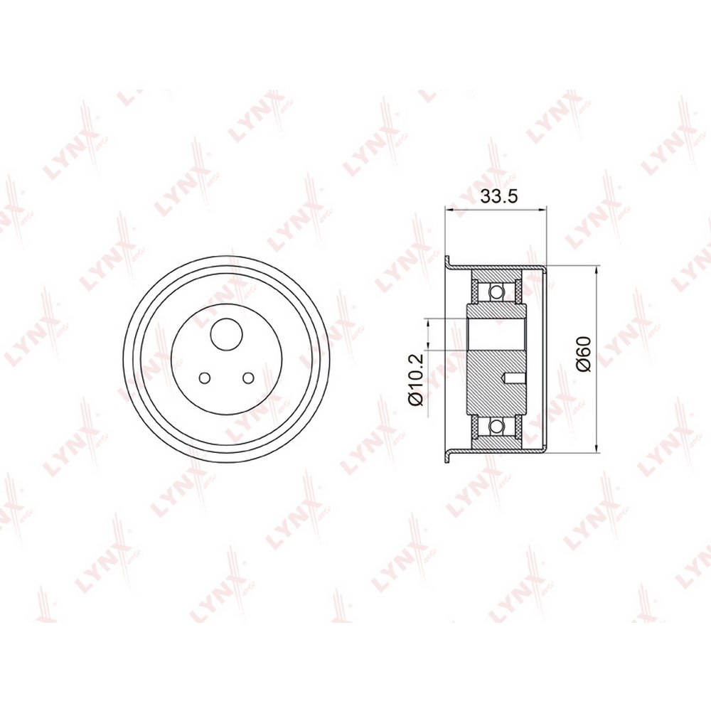 Ролик натяжной LYNXauto PB-1036 LYNXauto PB-1036