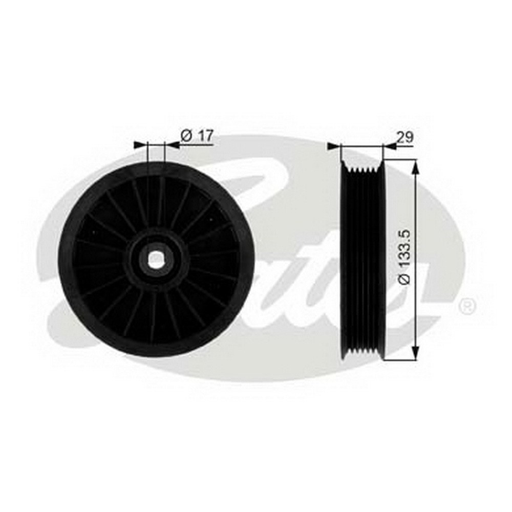 Ролик обводной GATES T38034