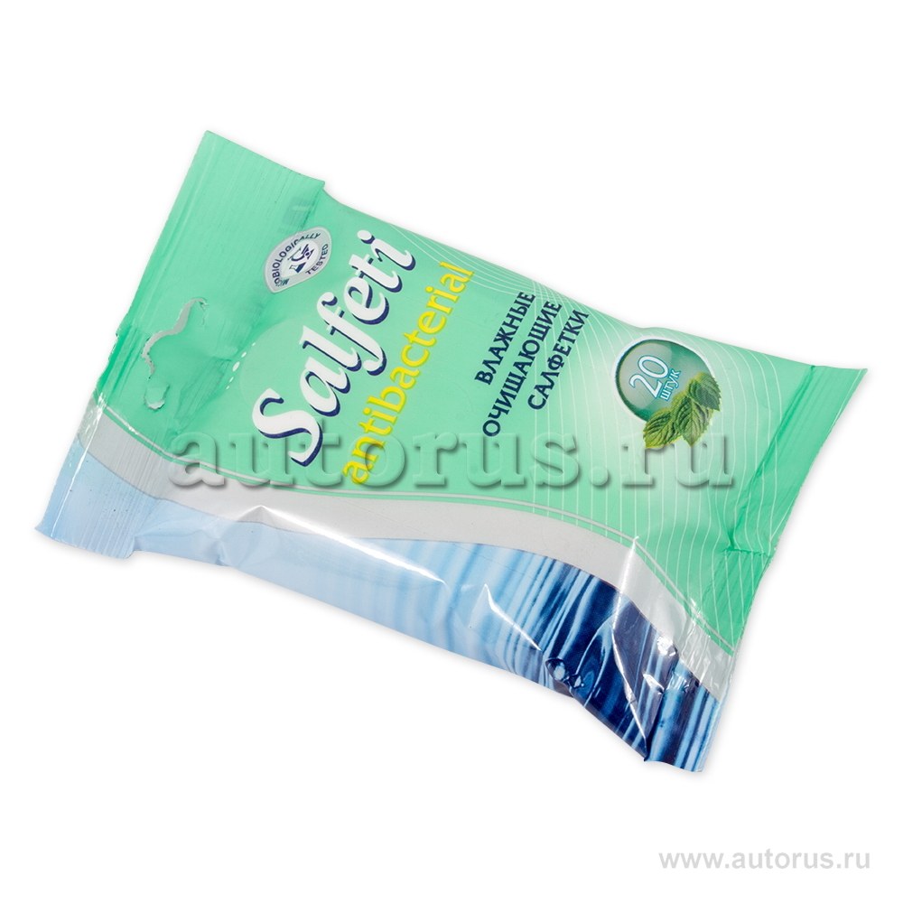 Салфетки влажные для очистки рук антибактериальные упак. (20 шт.) Salfeti antibacterial 70900